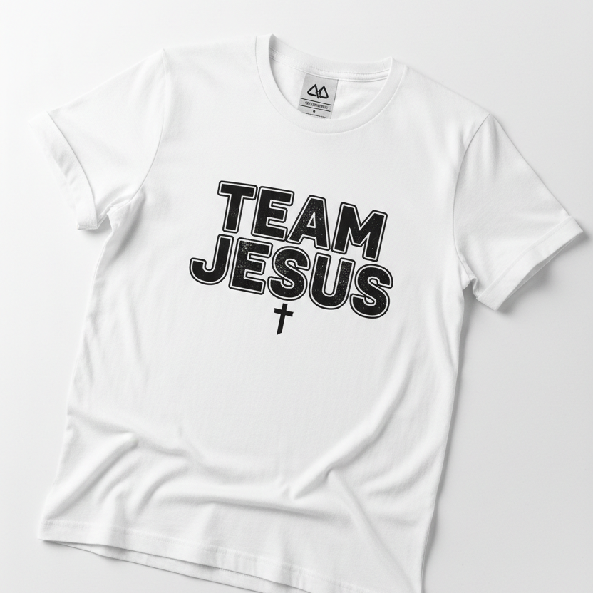 Team Jesus T-Shirt Mockup