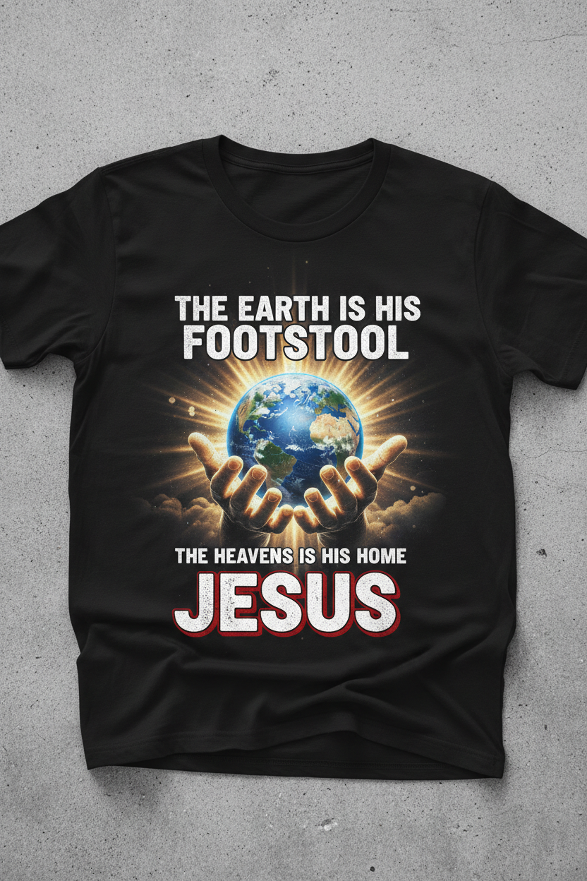 The Earth Is His Footstool T-Shirt